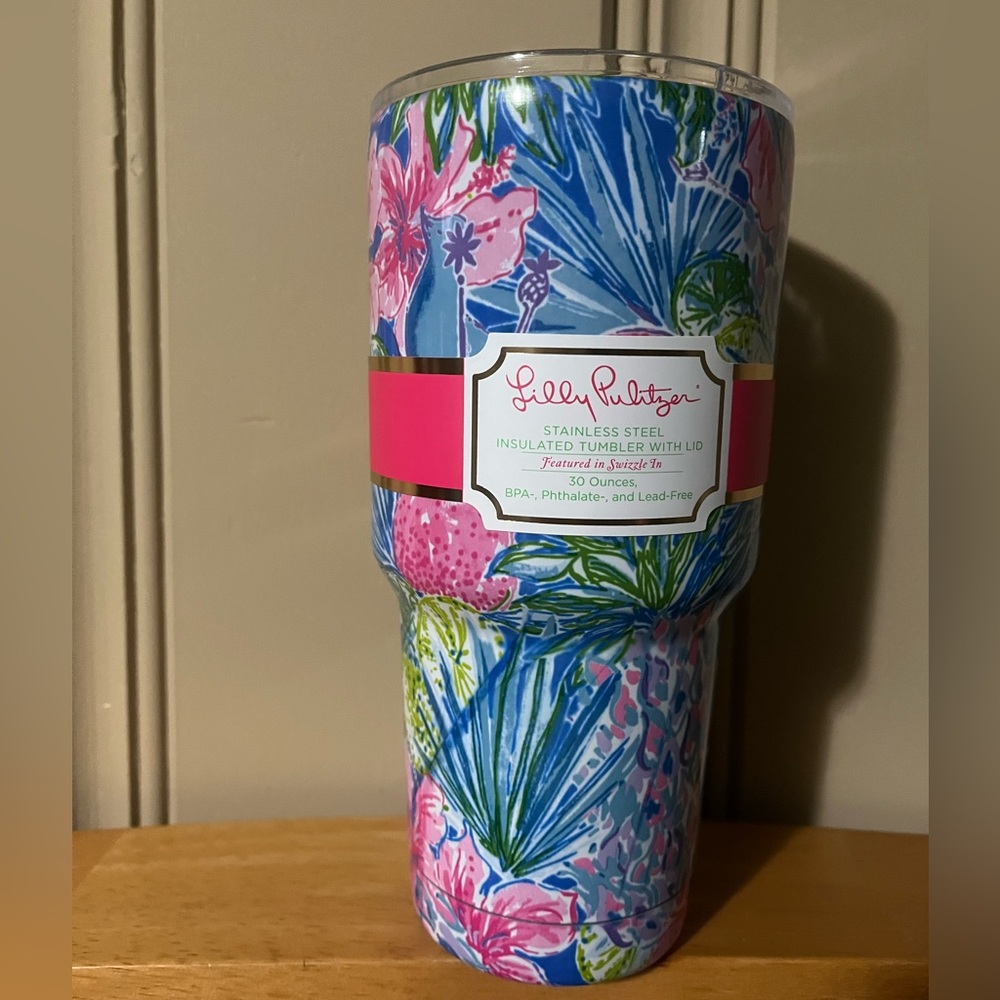 Lilly Pulitzer Stainles Steel Insulated Tumbler “Swizzle In”